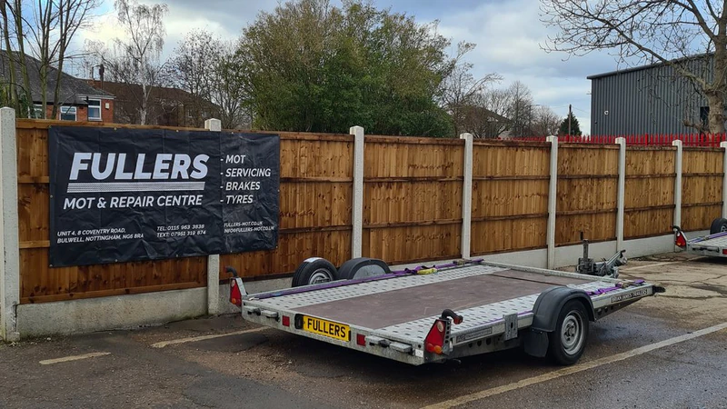 Small Single Wheel Trailer available to hire from Fullers in Nottingham