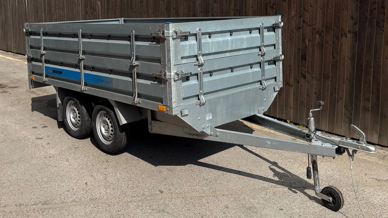 Twin Wheel Box Trailer available to hire from Fullers in Nottingham